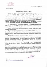 Foto: ZAWIADOMIENIE-OBWIESZCZENIE nr.RLŁ.6220.18.2024 z dnia 10 grudnia 2024 roku