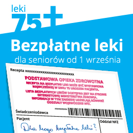 Zdjęcie do wiadomości Bezpłatne leki 75+