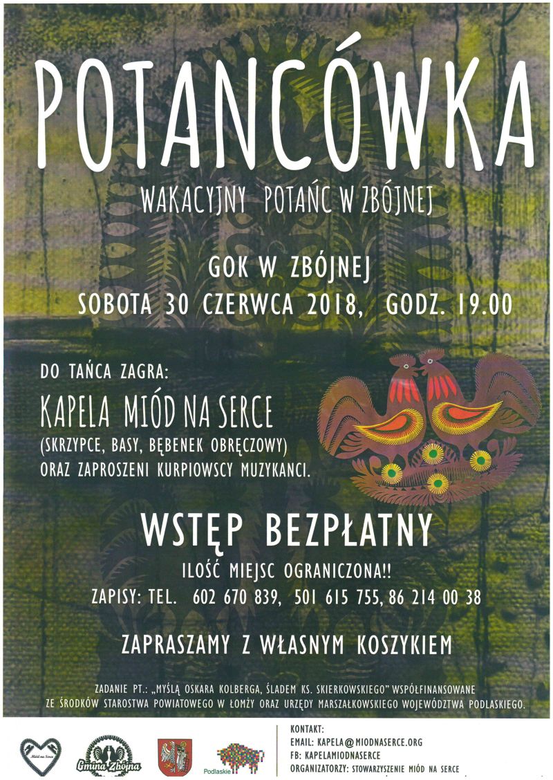 Zdjęcie do wiadomości Potańcówka w Gminnym Ośrodku Kultury w Zbójnej