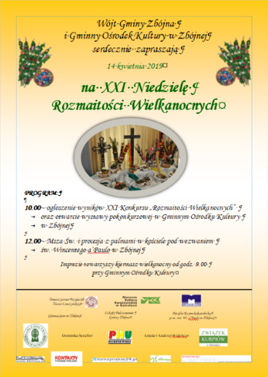 Zdjęcie do wiadomości Niedziela Palmowa w Zbójnej