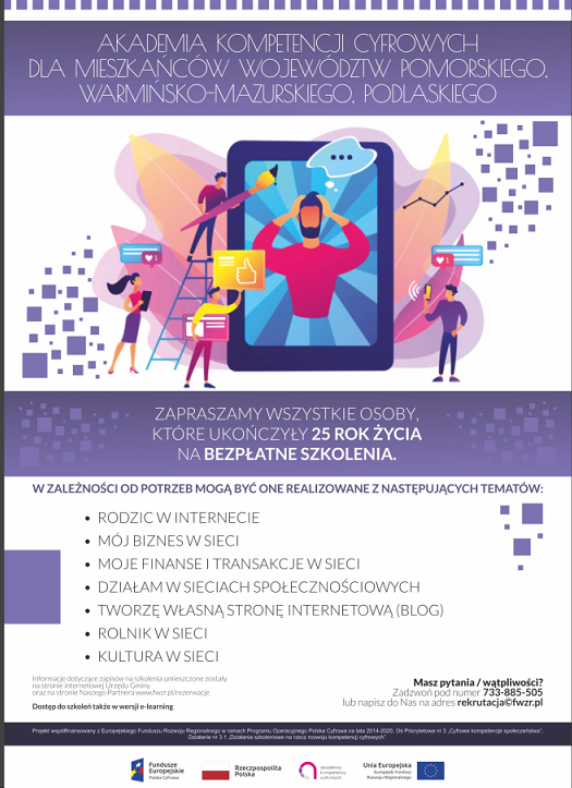 Zdjęcie do wiadomości Akademia kompetencji cyfrowych dla mieszkańców województwa podlaskiego