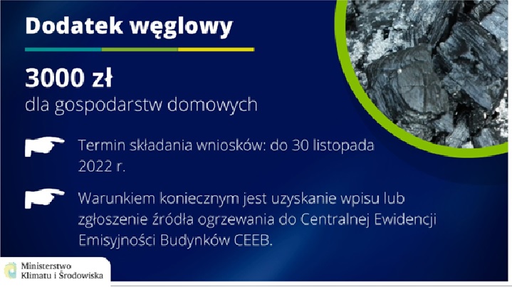 Zdjęcie do wiadomości Wnioski o dodatek węglowy