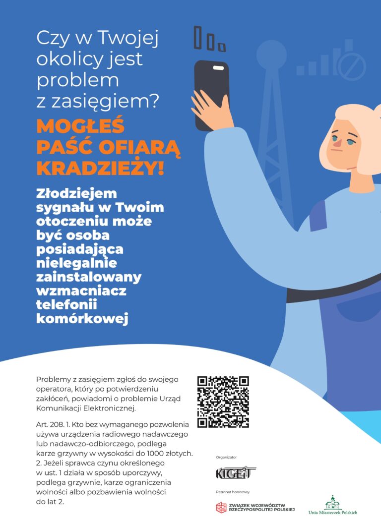 Zdjęcie do wiadomości „STOP blokowaniu sygnału” – kampania edukacyjna KIGEiT