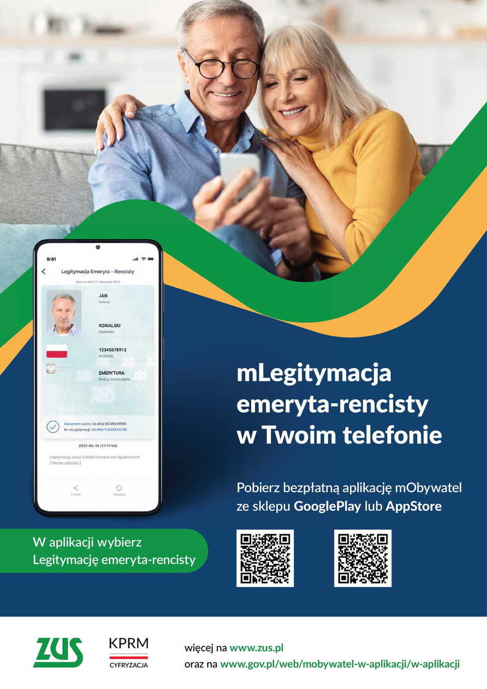 Zdjęcie do wiadomości mLegitymacja emeryta-rencisty w Twoim telefonie