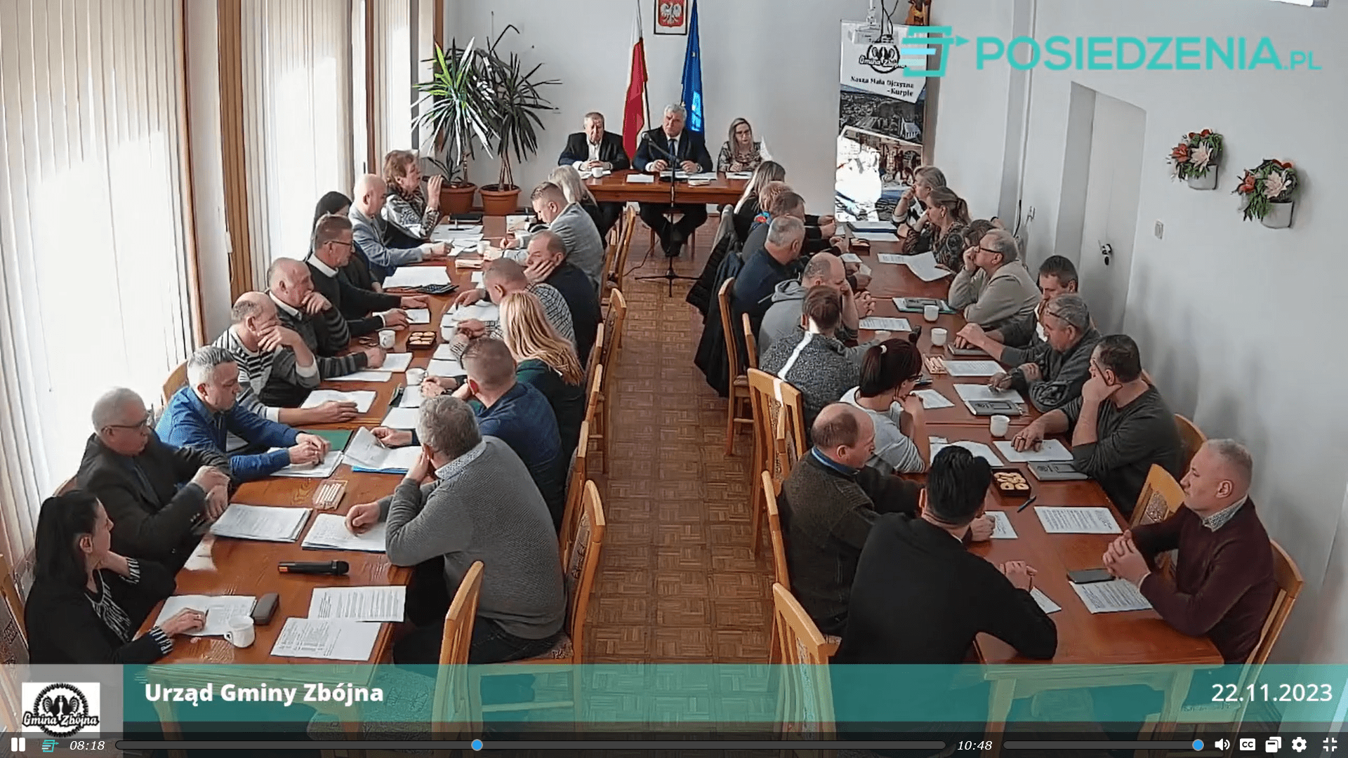 Zdjęcie do wiadomości XXXVI Sesja Rady Gminy Zbójna 22 listopada 2023 roku godz. 10:00