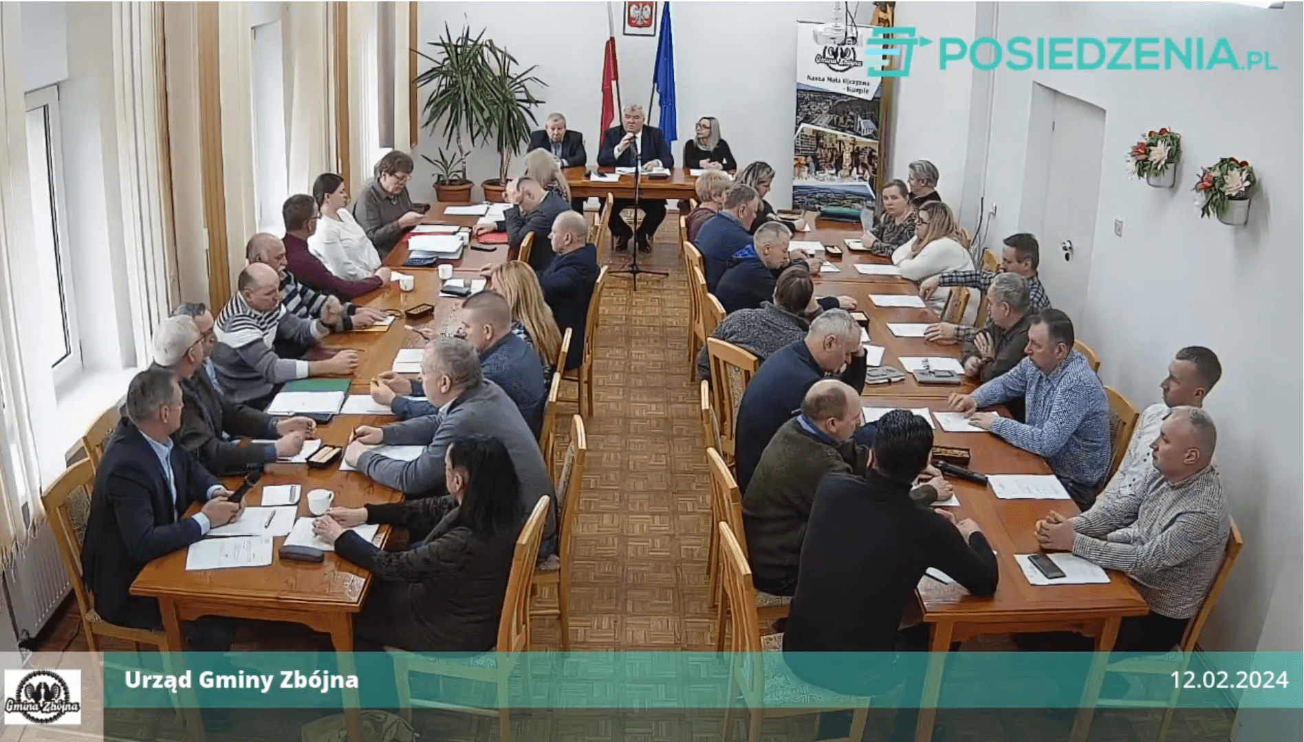 Zdjęcie do wiadomości XXXVIII Nadzwyczajna Sesja Rady Gminy Zbójna 12 lutego 2024 roku godz. 10:00