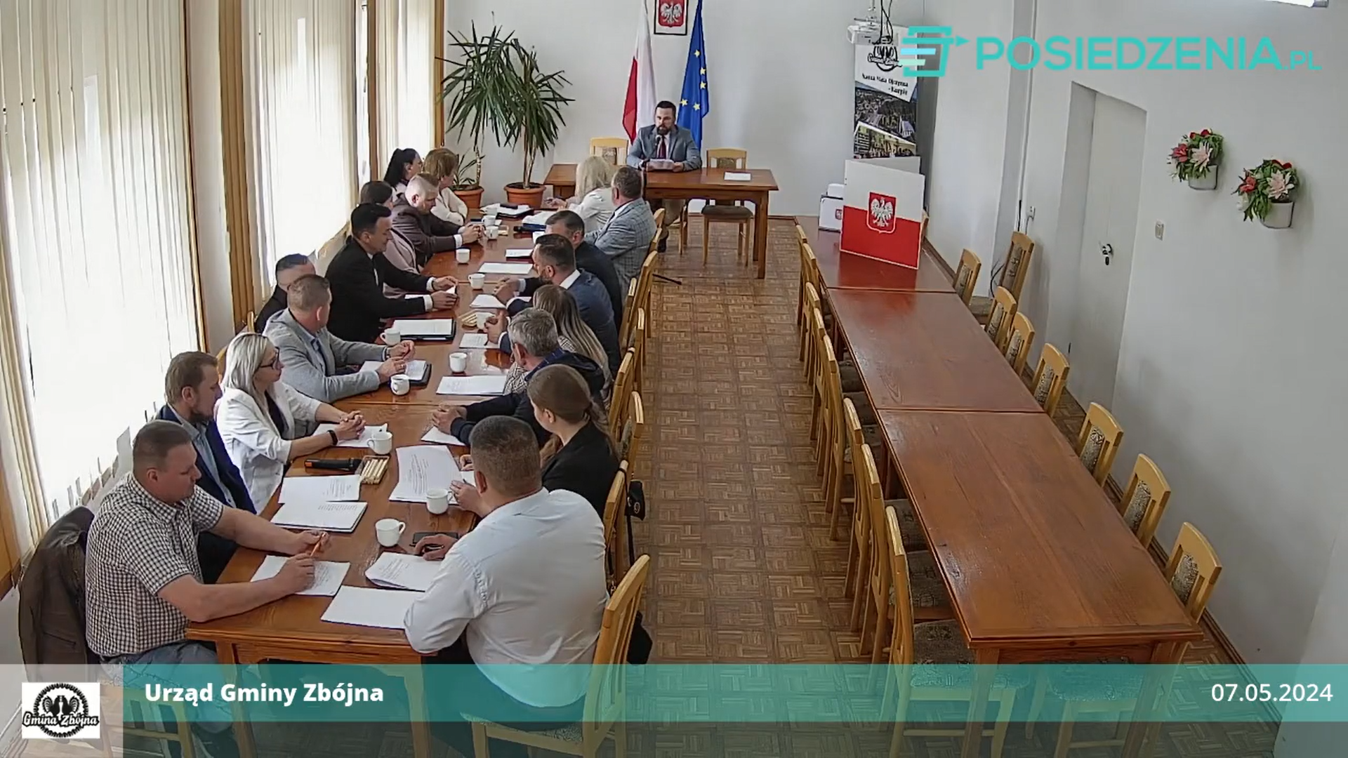 Zdjęcie do wiadomości I Sesja Rady Gminy Zbójna 7 maja godz.10:00