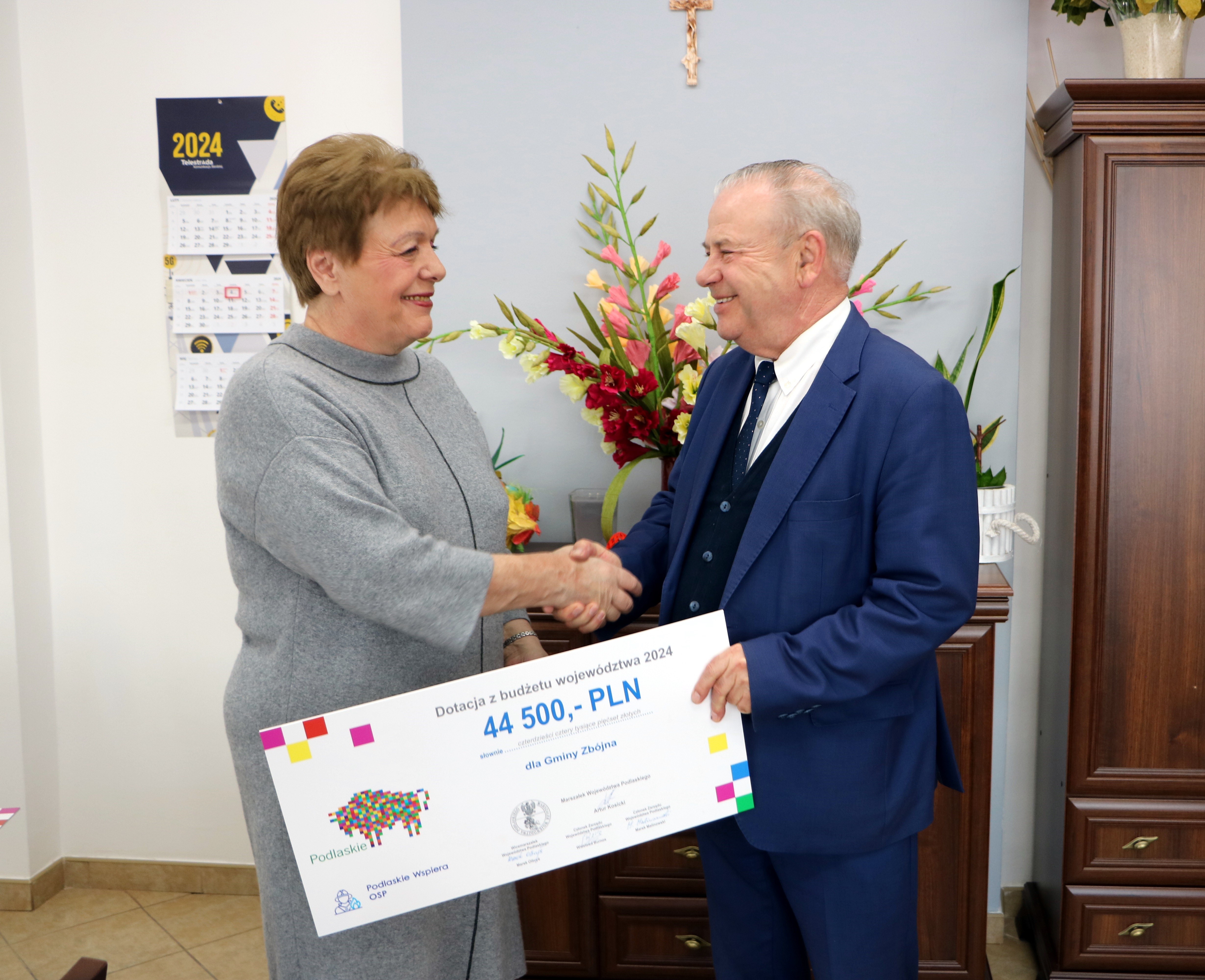 Zdjęcie do wiadomości 3 mln zł dla podlaskich jednostek OSP